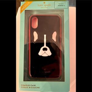New Kate Spade IPhone X French Bulldog Cover